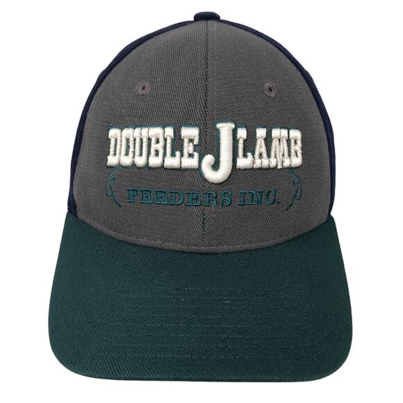 Double J Lamb Feeders Inc. Fitted Hat Multi Large Colorblock Zephyr - Picture 1 of 9